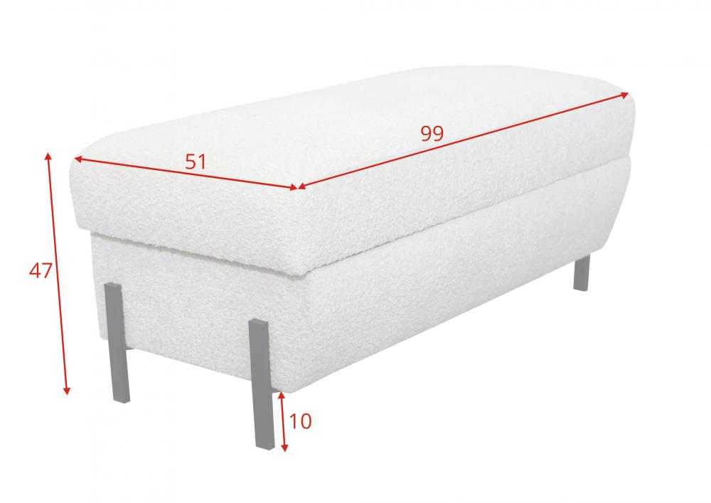 POUF COFFRE RECTANGLE