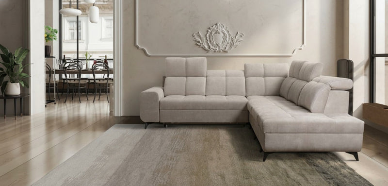 Image d'un canapé convertible équipé d'un mécanisme relax électrique.