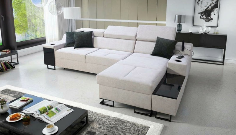 Image d'un canapé de petite taille, de type mini canapé, adapté aux espaces restreints.