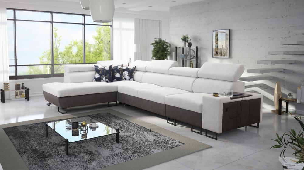 PARMA XI MAXI - Canapé d'Angle Convertible Contemporain | Confort Absolu